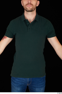 Trent casual dressed green t shirt upper body 0001.jpg